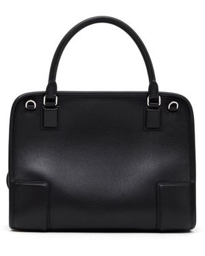 Loewe Amazona 180 Medium Leather Handbag - Black