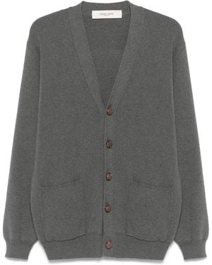 Golden Goose Cotton V-Necked Cardigan - Grey