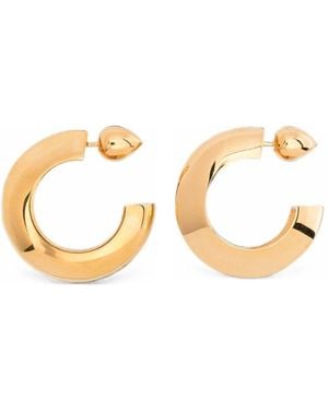 Alaïa Orecchini A Cerchio Edge - Metallizzato