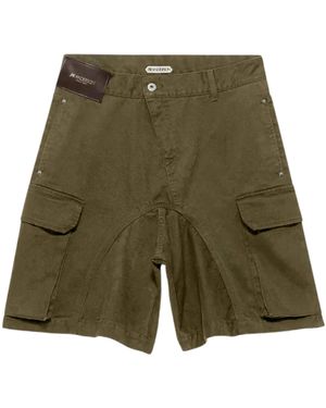 JW Anderson Shorts With Twisted Patch Pocket - Green