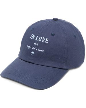forte_forte Embroidered Baseball Cap - Blue