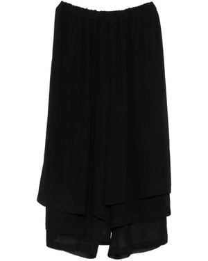 Comme des Garçons Wide-Leg Trousers - Black