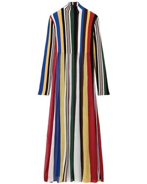 Loewe Striped Long Dress - White