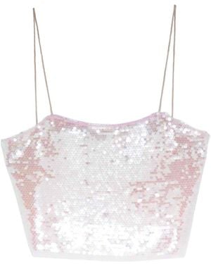 forte_forte Sequined Top - White