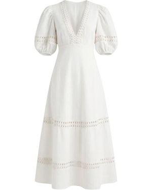 Scarlett Poppies Odessa Dress - White