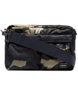 Porter-Yoshida and Co Counter Shade Nylon Crossbody Bag - Black