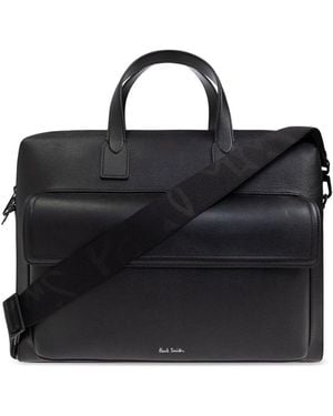 Paul Smith Leather Briefcase - Black
