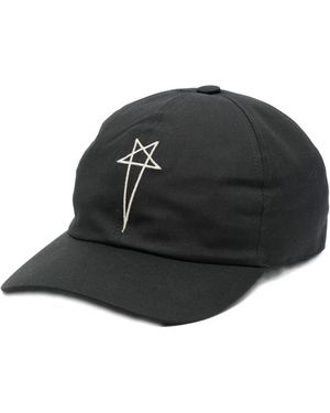 Rick Owens Embroidered Baseball Cap - Black