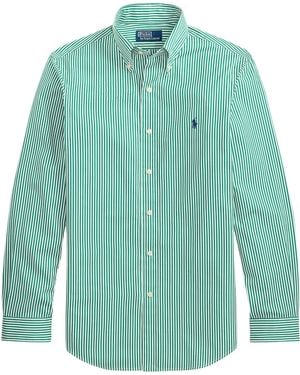 Polo Ralph Lauren Striped Shirt With Logo - Green