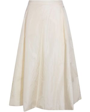 Add Ped Long Skirt - White