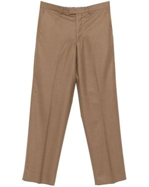 Emporio Armani Wool Trousers - Natural