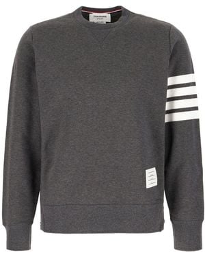 Thom Browne Cotton Sweatshirt - Grey