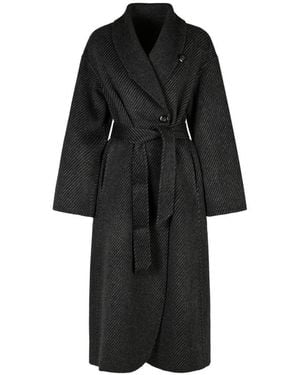 Emporio Armani Wool Coat - Black