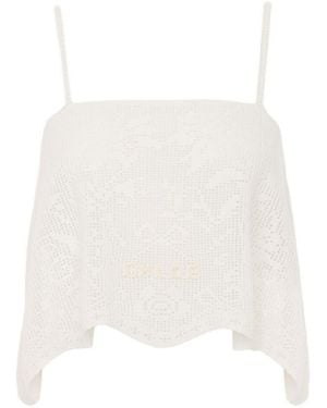 Chloé Cotton Top - White