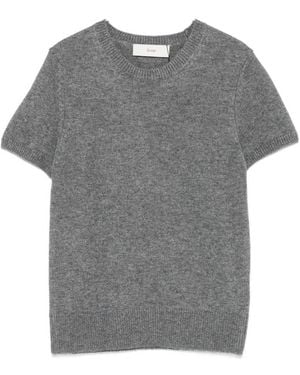 DUNST Wool Blend Crewneck Jumper - Grey