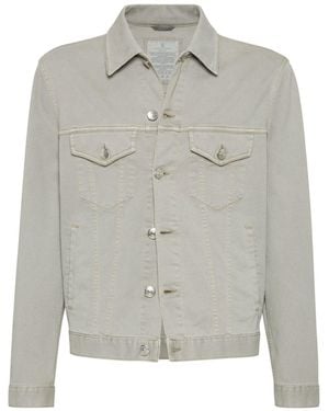 Brunello Cucinelli Denim Jacket - Grey