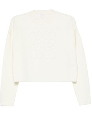 Loewe Maglione Girocollo - Bianco