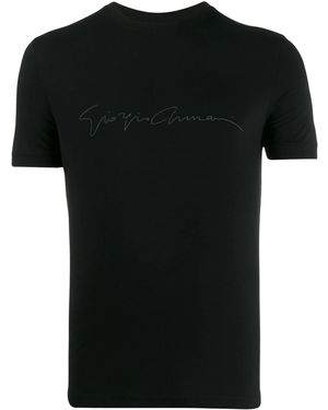Giorgio Armani Signature T-Shirt - Black