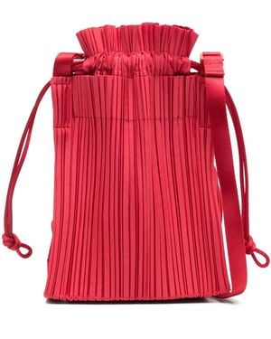 Pleats Please Issey Miyake Secchiello Square Plissé- Donna - Rosso