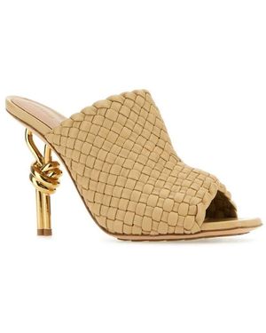 Bottega Veneta Muli in pelle Knot - Marrone