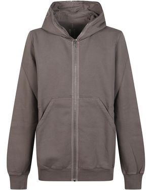 Rick Owens Hoodie With Zip - Grey