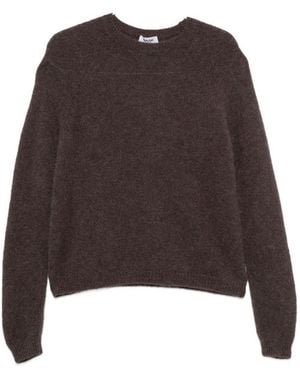 Base London Wool Crewneck Jumper - Brown