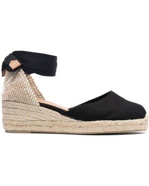 Castañer Carina Canvas Espadrilles - Black