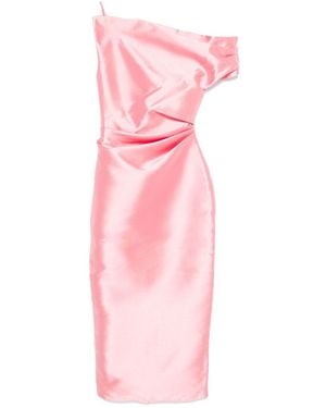 Solace London Ellison Midi Dress - Pink