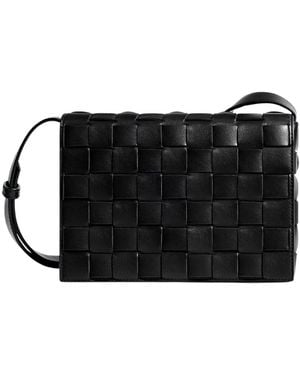 Bottega Veneta Orto Messenger Bag - Black