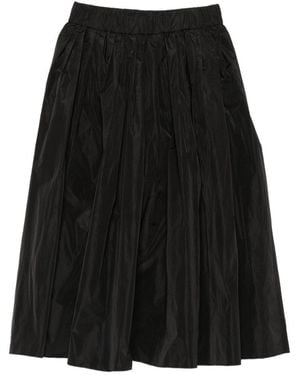 Susanne Bommer Taffetas Long Skirt - Black