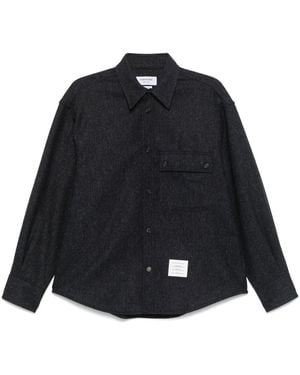 Thom Browne Oversized Shirt - Black