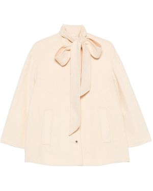 Zimmermann Valiant Wool Blend Coat - Natural