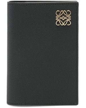 Loewe Leather Passport Cover - Black