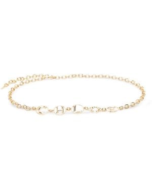 Chloé Script Belt - White