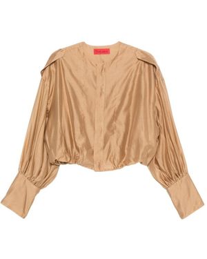THE LATEST Diana Crewneck Blouse - Natural