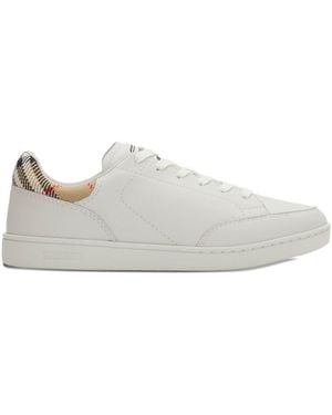 Burberry Set Leather Trainers - White