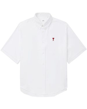 Ami Paris Camicia Ami De Coeur - Bianco