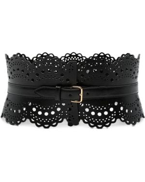 Alaïa Vienne Bustier Belt - Black