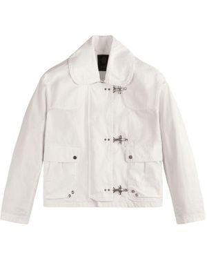 Fay 3 Ganci Bomber Jacket - White