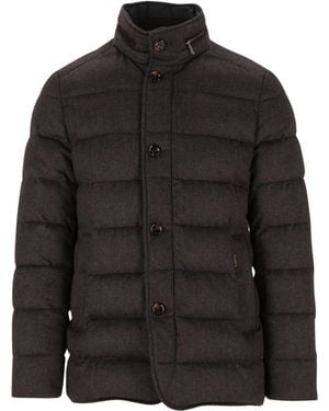 Moorer Nolde-Ls9 Quilted Padded Jacket - Black