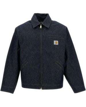 Carhartt Og Detroit Jacket - Blue