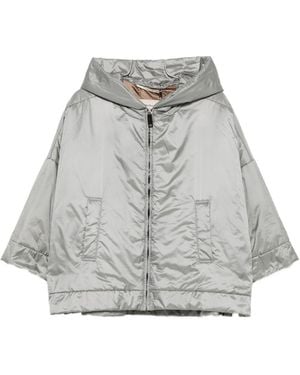 Max Mara Nylon Padded Blouson Jacket - Grey
