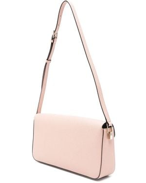 Valextra Iside Leather Shoulder Bag - Pink