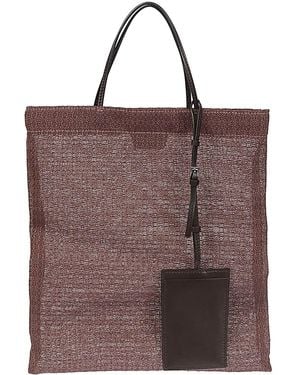 The Row Barn Mini Tote Bag - Brown