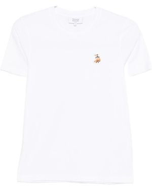 Maison Kitsuné Dreaming Fox Cotton T-Shirt - White