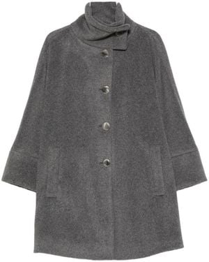 Emporio Armani Wool Coat - Grey