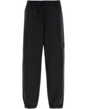 Stone Island Elasticated Cargo Trousers - Black