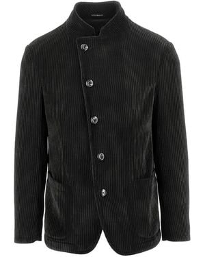 Emporio Armani Chenille Jacket - Black