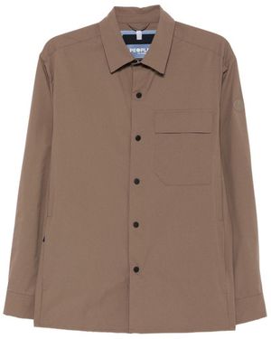 People Of Shibuya Marioka Overshirt - Brown
