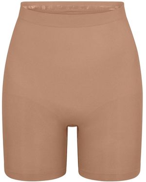 Skims Mid Thigh Shorts By - Natural